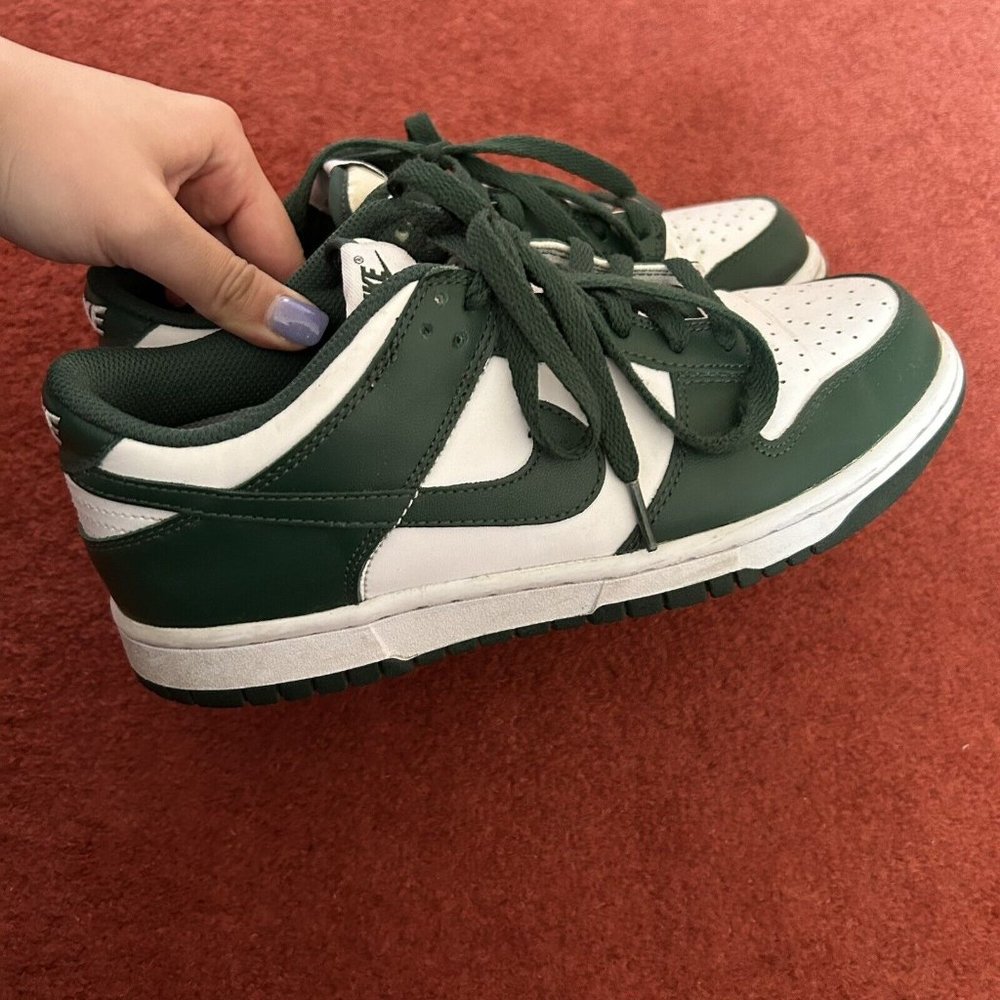 Nike Dunk Low Retro Michigan State Team Green 100% Authentic DD1391-101